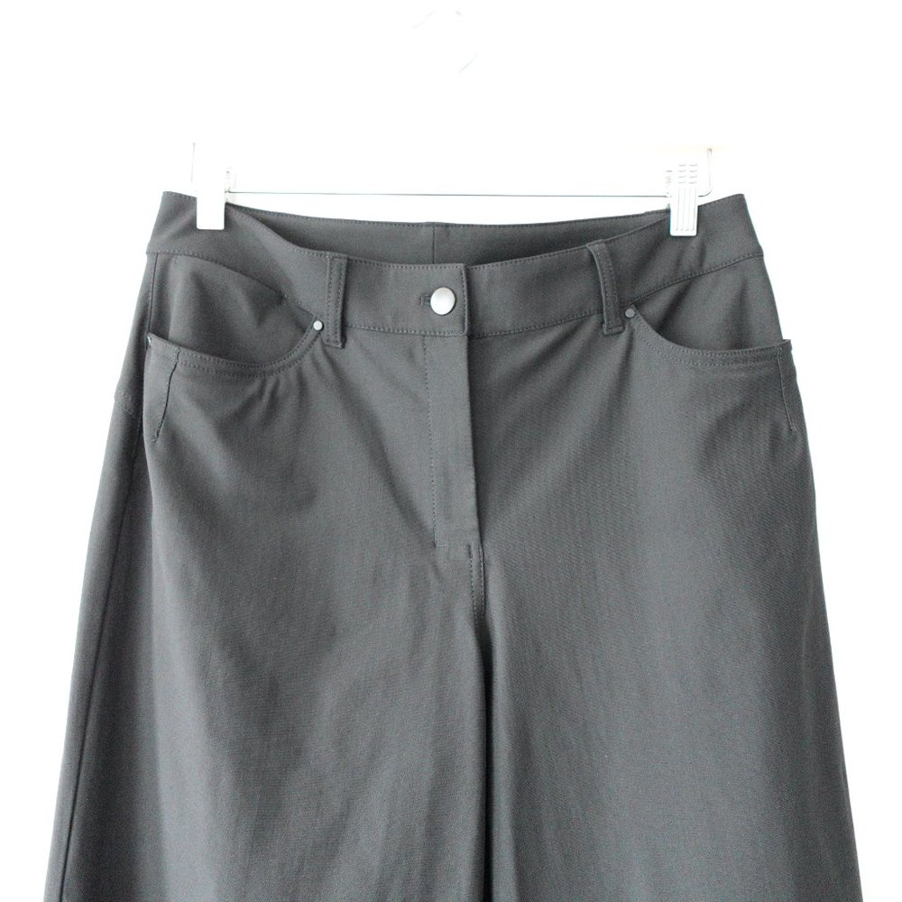 ❌SOLD ❌Lululemon City Sleek 5 Pocket Wide-Leg High Rise 7/8 Length Pant Black - Picture 4 of 13